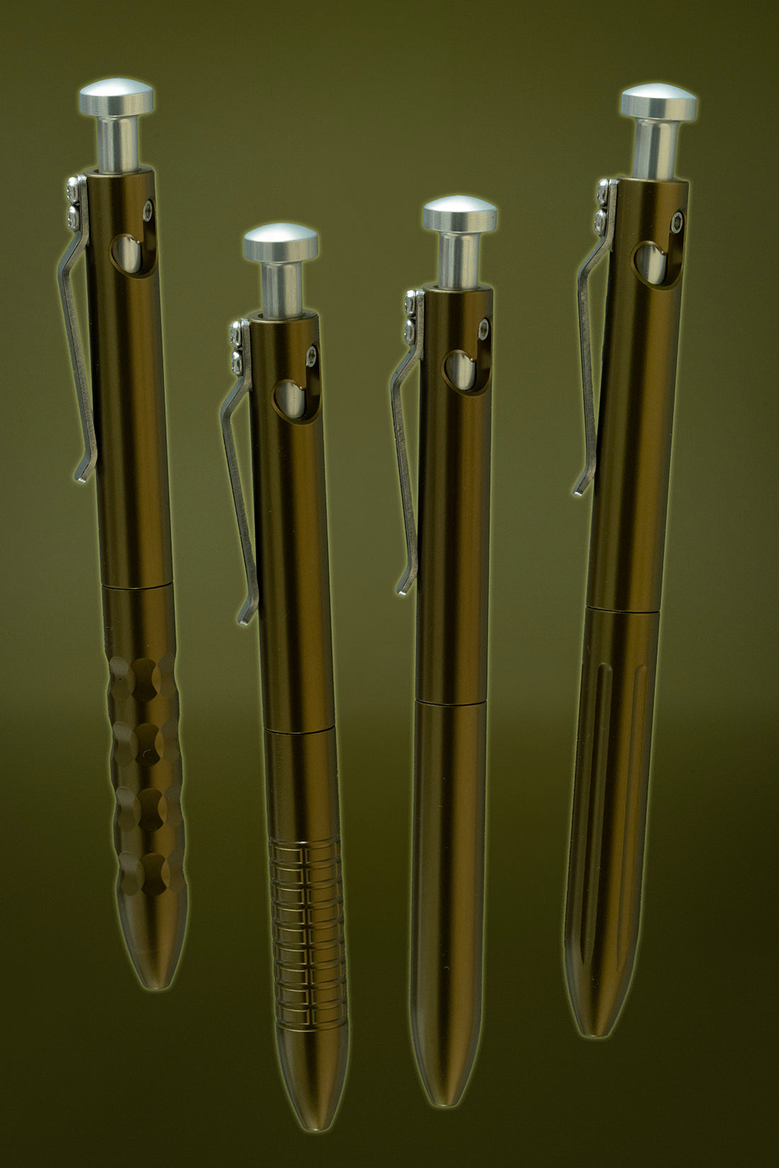 Satin Olive Bolt Pen