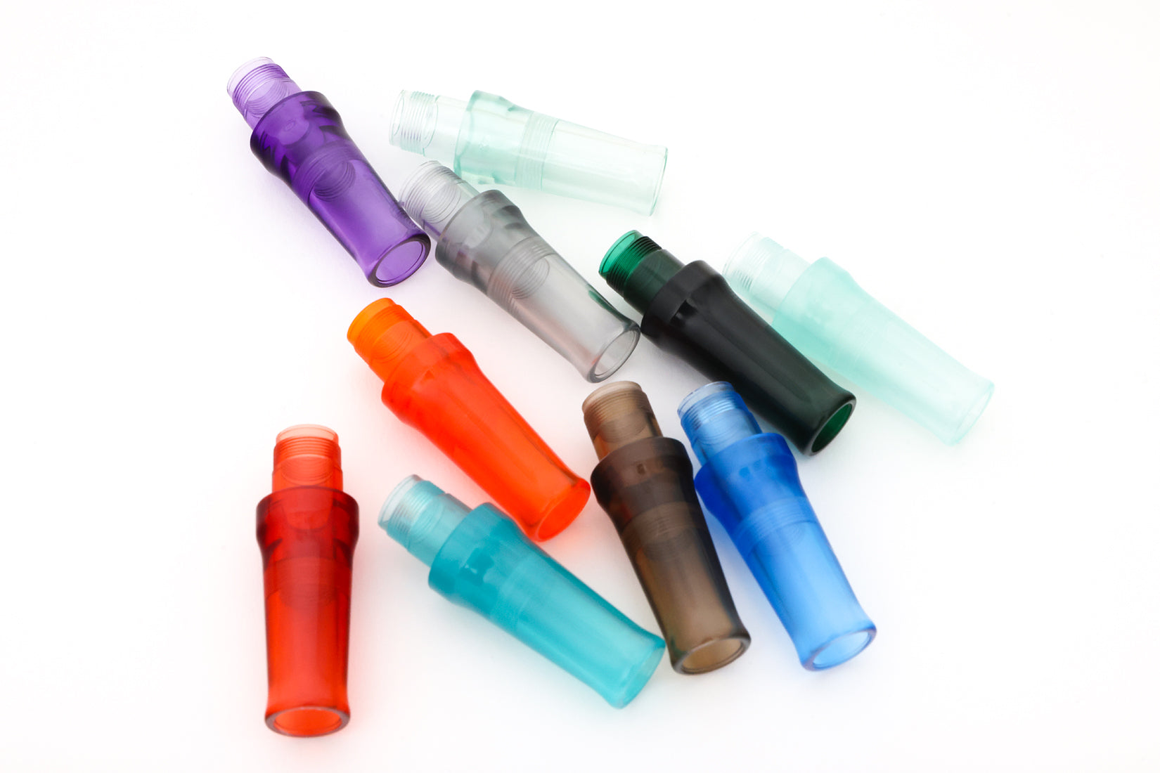 Polycarbonate Vertex fountain pen grips