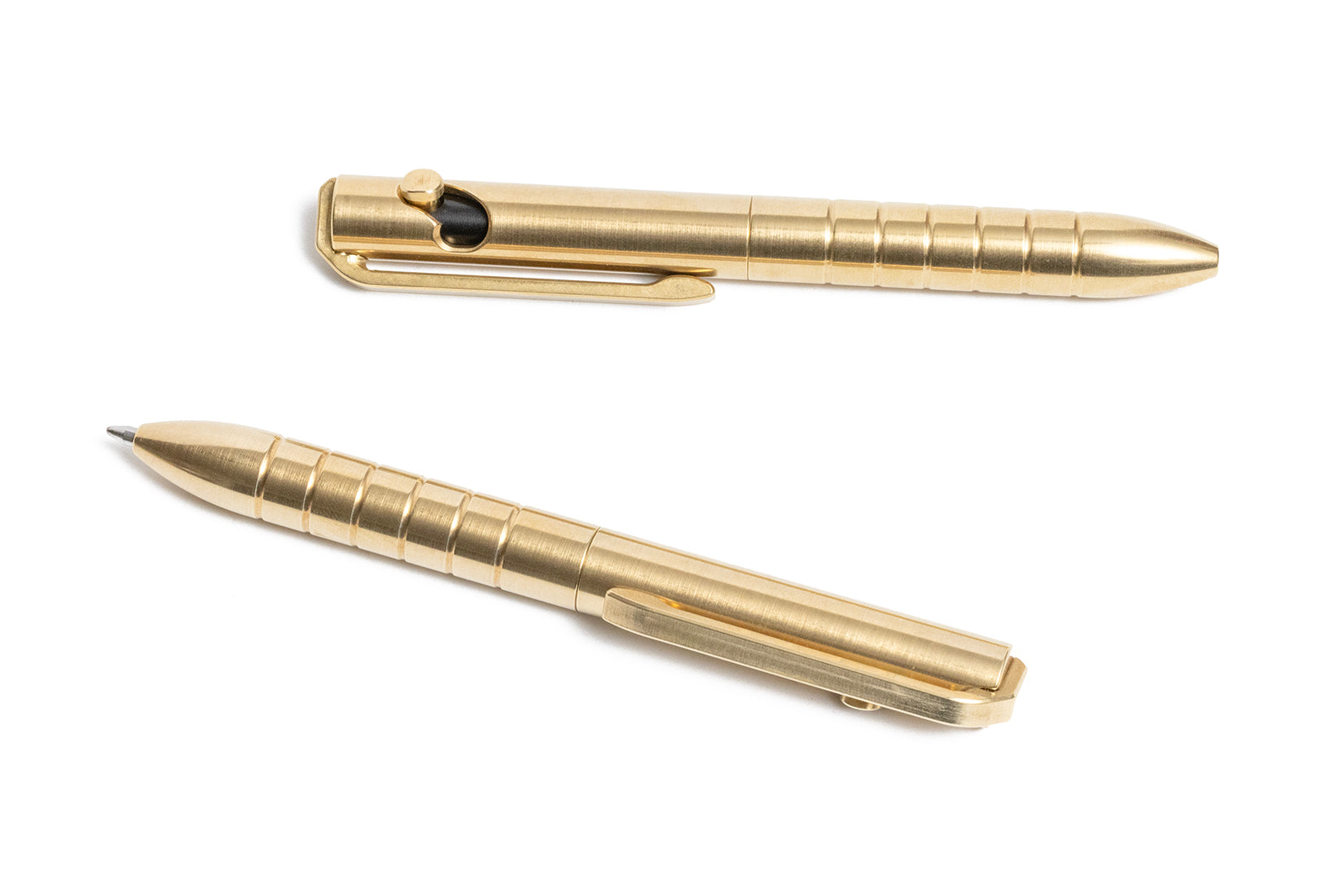 Polished Brass Pocket Modal – Karas Pen Co