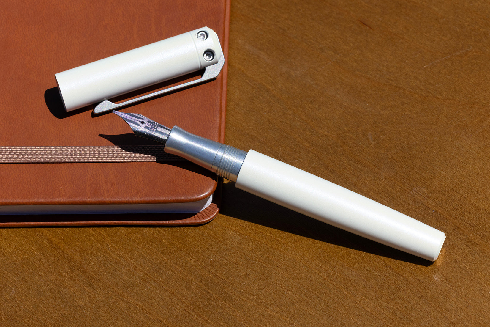 Mother of Pearl INK fountain pen Cerakote Release – Karas Pen Co